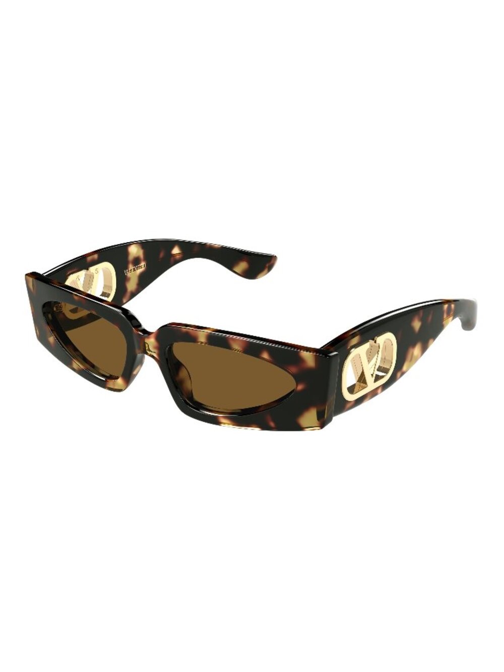 New Valentino Women's Sunglasses Havana Brown Lens Acetate Frame VG0001S 002 53